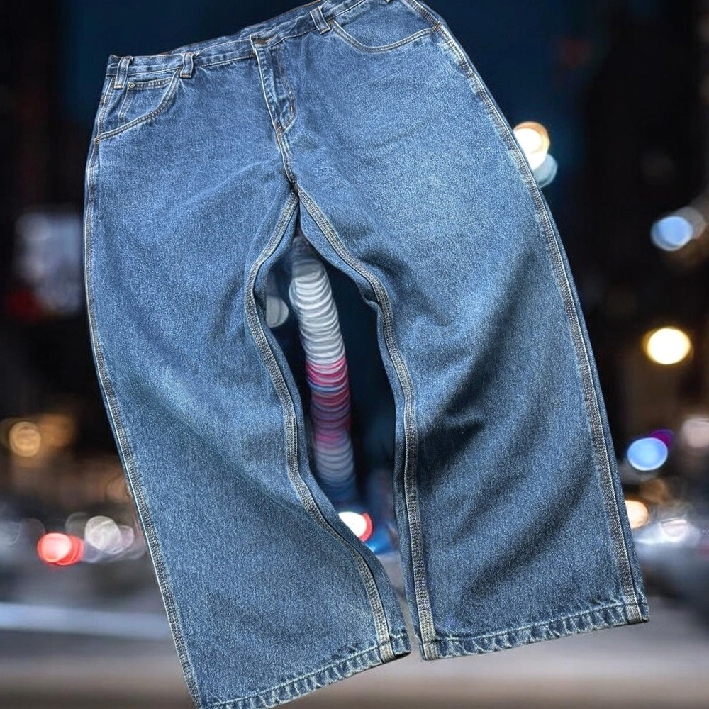 Most Wanted‎ Jeans Men 38x30 (36) Loose Fit Denim Grandpacore Skater Streetwear